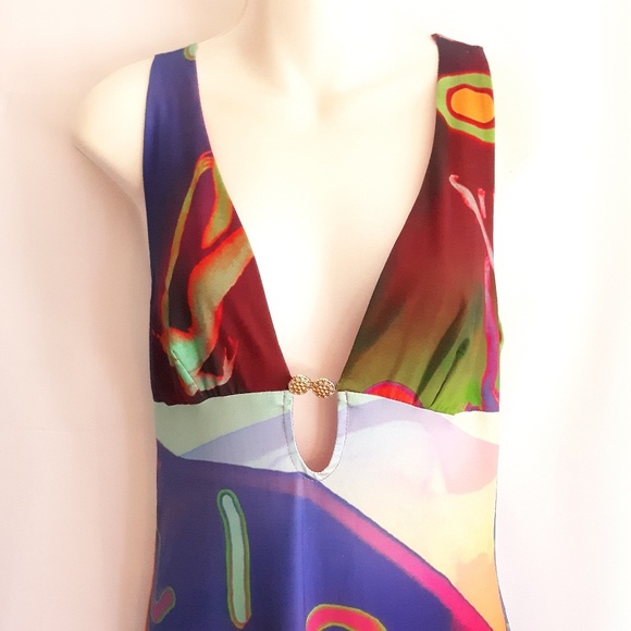 Tamsen Couture multi color maxi dress - Picture 3 of 6